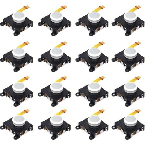 Original 10PCS/Lot Left Right 3D Analog Joystick Rocker Sensor Module Control Pad Stick for PS VITA PSV 1000 1001 Black White
