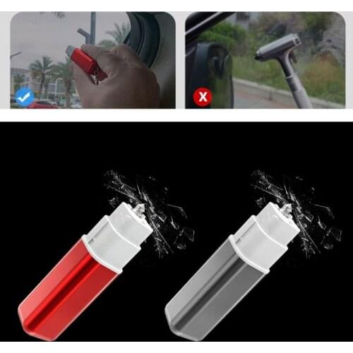 Portable Car Safety Hammer Keychain Emergency Broken Window Tools Vehicle Crisis Helper Mini Vehicle Window Breaker Wholesale