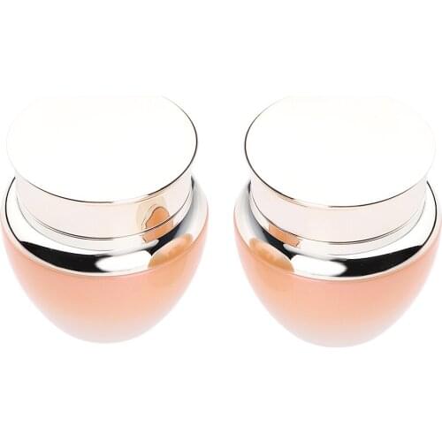 2Pcs 25ml/35ml/55ml Empty Refillable Cosmetic Storage Container Jar Face Cream Lip Balm Containers Glass Makeup Bottle Pot