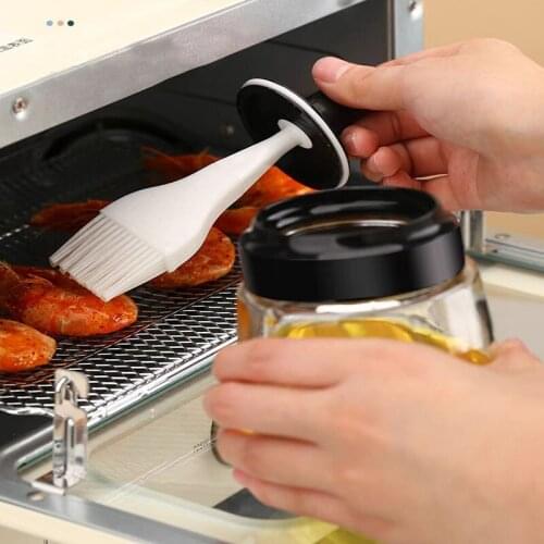 Oil Brushes Silicone Liquid Brush With Bottle Kitchen Baking BBQ Tool Temperature Resistant Accesorios De Cocina Ferramentas