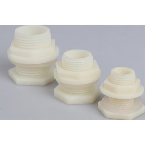 ABS ID 20mm 25mm 32mm Fish Connector Tank Drain Pipe Accessories Aquarium Joints Water Pipe Fittings 1/2 inch 3/4" Drainage