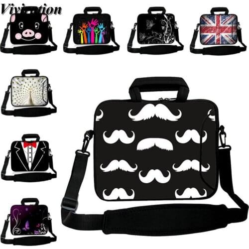 Messenger 15.6" 12" Laptop Bag 14 15 17 17.3" 13.3 10 11.6 Sleeve Chromebook Case Shoulder Handbag 13 10.2 10.1 Tablet PC Cover