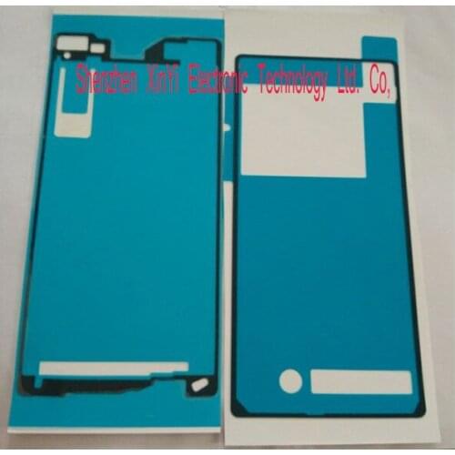 Super Deal 50 sets /lot sticker for sony xperia z2 adhesive back battery cover for sony z2 adhesive tape sticker Free Shipping