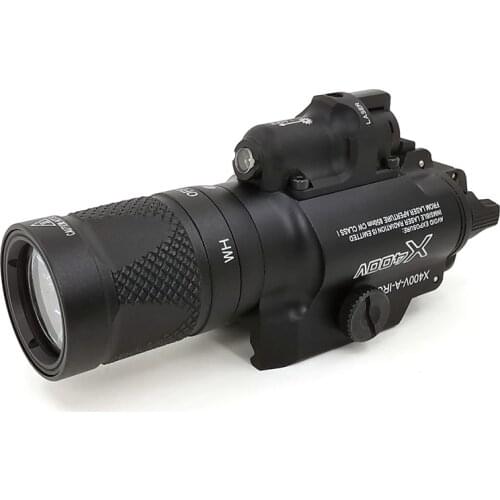 Tactical SF X400V LED Flashlight Red Laser Constant Momentary/Strobe Weapon Light LED Handgun Airsoft Hunting