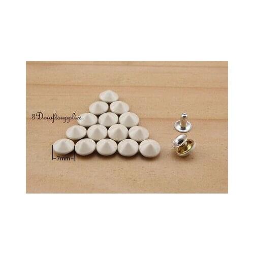 Rivets leather rivet bag clothing shoes Cone 100 sets 7 mm AT53J