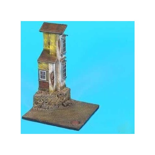 1/72 resin die-casting scene layout props gray model on-site house building platform free shipping (10cmx9x14.5)