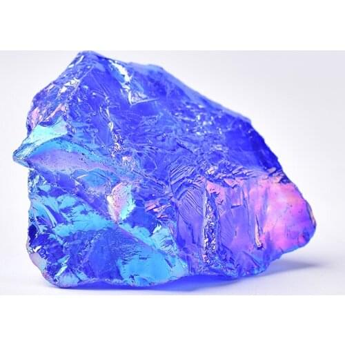 1PC Natural Crystal Ore Mineral Electroplate Quartz Specimens Rough Healing Energy Reiki Stone Home Decoration DIY Gemstone gift