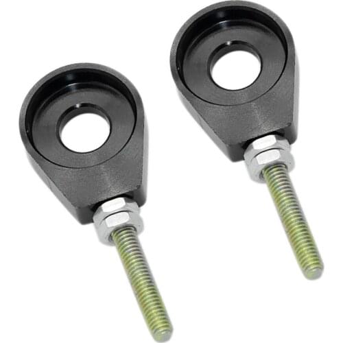 2Pcs Chain Adjuster Tensioner Block Replaces Parts for Motorcycle Motorbike Dirt Bike Quad ATV - 12mm Black