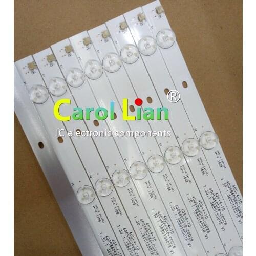30 PCS 100% NOVA boa qualidade TV LCD backlight bar PARA 400S8606X8-A0035 E34036 40S-4-10 1.00.1.388015S01R V1 94V-O DY-01