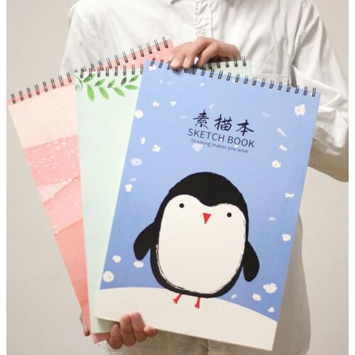 8K Sketch Book Student Childrens Drawing Book A4 Painting Book Blank Thicken Sketch Book Art Supplies Sketch Sketch