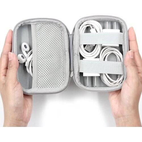 LIYIMENG EVA Travel Digital Storage Bag Cable Storage Bag Fits To Power Bank Headset U Disk Data Line USB Gadget Organizer
