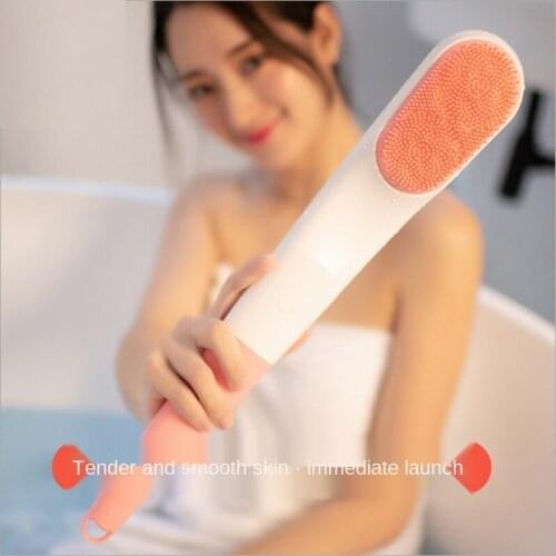 Electric bath machine Intelligent electric massage bath brush bath refresh long handle bath massager