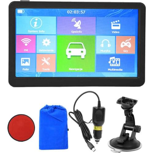 GPS Navigation Machine 256MB 8G HD Capacitive Touch Screen for Car Truck Lorry 9in Universal