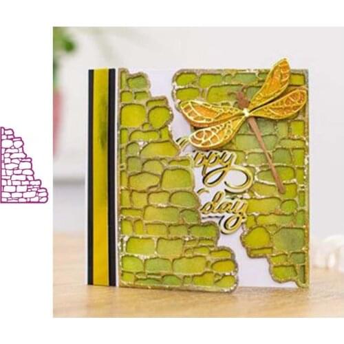 Brick Flower Lace Metal Cutting Dies for Scrapbooking Handmade Mold Cut Stencil New DIY Card Make Mould Model Craft Decoration