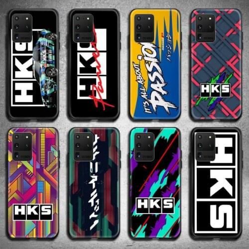 HKS Japan Cool Phone Case for Samsung Galaxy S20 FE plus Ultra S6 S7 edge S8 S9 plus S10 5G lite 2020