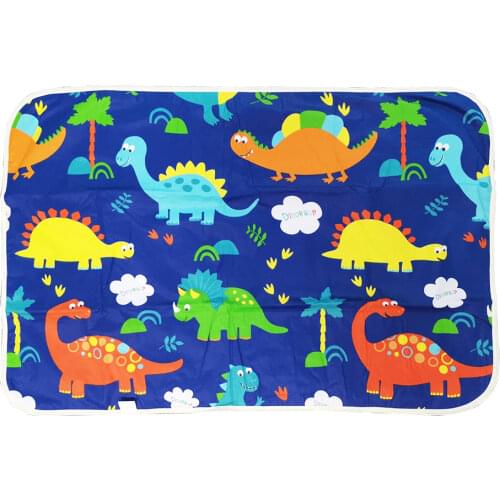 Baby Waterproof Urine Pad Infant Newborn Changing Mat Washable Toddler Kids Cartoon Cloth Diapers Reusable Breathable Mattress