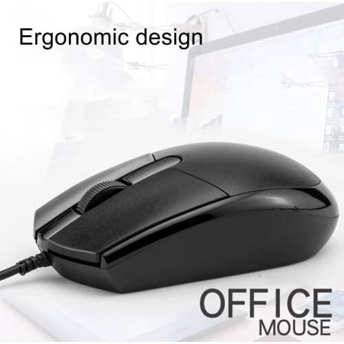 Universal USB Wired Mouse for Business Home Office Gaming Optical 1200DPI Mouse for PC Laptop 1.5M Cable USB Mice
