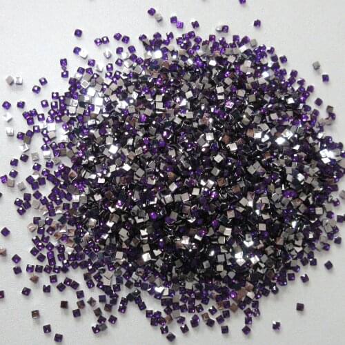 2021 New Crystal Square Drills For DIY Diamond Painting Cross Stitch Embroidery Rhinestone Colorful Mosaic Stone