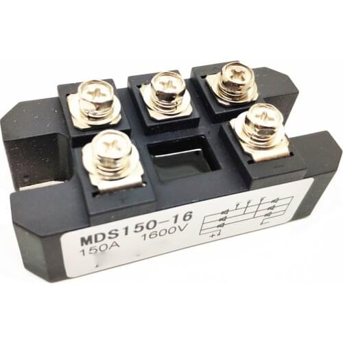 New 1pcs/lot MDS150A 3-Phase Diode Bridge Rectifier 150A Amp 1600V MDS150-16 MDS150A 1600V