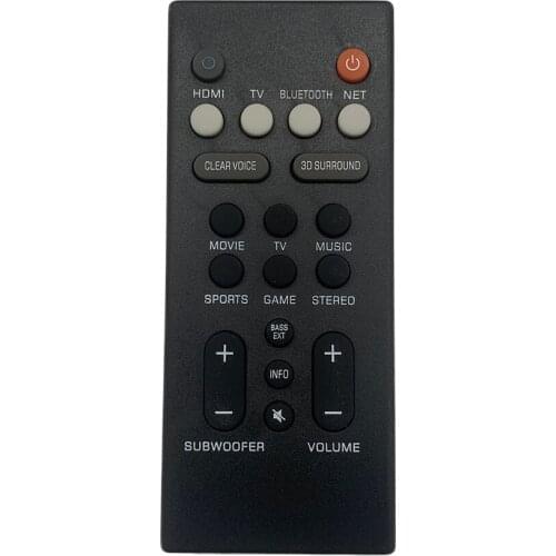 New VCQ9140 Replacement Remote Control For Yamaha VCQ9130 YAS-209 YAS-109 ATS-1090 ATS-2090 YAS209BL Sound Bar