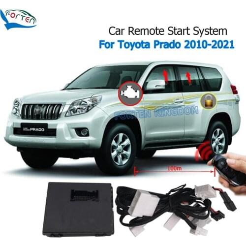 Plug and Play Car Remote Engine Start System Module For Toyota Prado 2010-2017 With Door Lock Prado 2018-2021