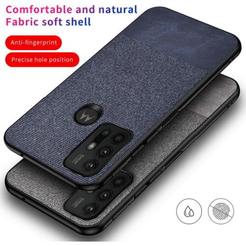Luxury Cloth Texture case For MOTO G30 G10 Edge S case G Stylus 2021 Soft TPU Phone case For Motorola G Play Power 2021 fundas