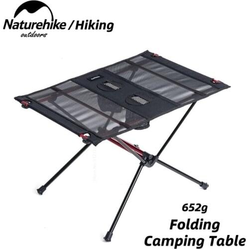 Naturehike Outdoor Table Ultralight Portable Collapsible Aluminum Alloy Camping Table Outdoor Folding Desk For Picnic Barbecue