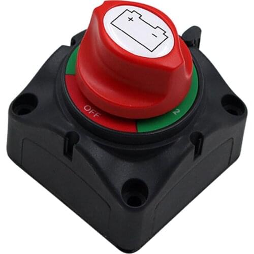 Heavy Duty Dual Battery Selector Switch for Marine, Boat, RV, Automotive