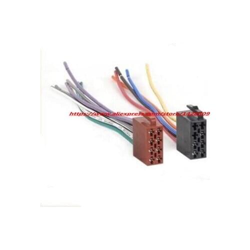 5 set Universal ISO 10487 Adapter Connector Cable Radio Wiring car radio iso connector Kit Auto Car CD Stereo System