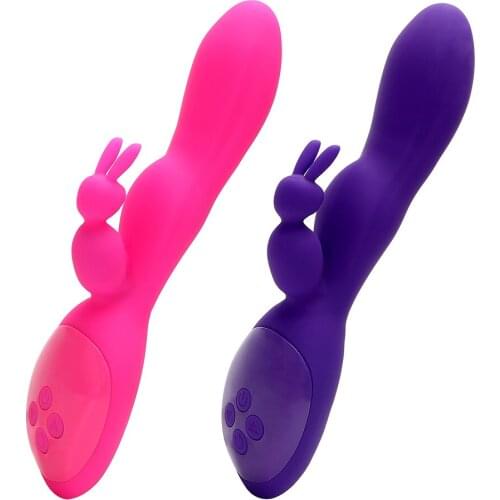 VATINE 12 Frequency Rabbit Vibrator Dual Motor Sex Toys for Women Clitoris Stimulator G-spot Massager Big Dildo Vibration