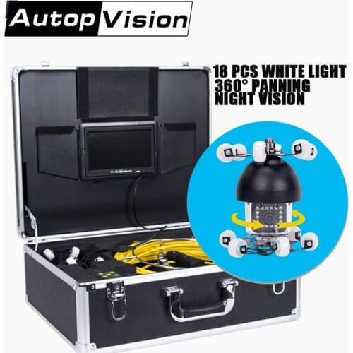 WP360 30M sewer Waterproof Camera Pipe Pipeline Drain Inspection System with DVR Pipeline Inspection System