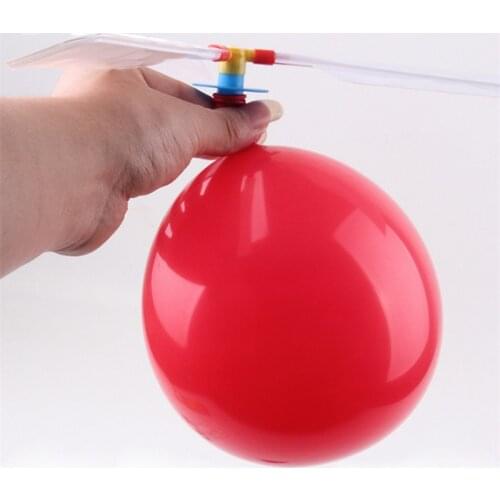 1Pc Air Balloon Helicopter Toy Funny Balloon Ortable Outdoor Helicopter Flying For Kids Birthday Party Childrens Day Gift