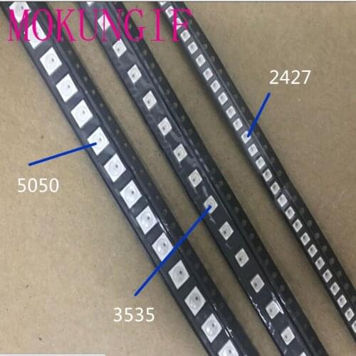 2000pcs SK6805 2427 full color chip as SK6812 WS2812B 2427 SMD Type 0.1W Power integrated light source Intelligent control LEDS