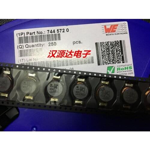 7445720 WE-PD4 100UH 3A 22X15X7MM genuine SMD power inductor winding