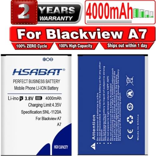 HSABAT 4000mAh A7 Battery For Blackview A7 A7 Pro within tracking number