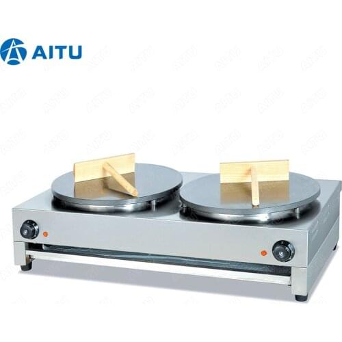 DE1 Pancake Maker Griddle Cake Stainless Steel Perfect Rotating Single Crepe Maker