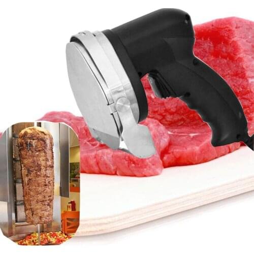 220V / 50hz 110v / 60hz 80w power Electric Meat Cutter Automatic Rotary Barbecue Circular Knife Scraping Meat Cutting grinder bl
