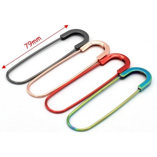 Large Safety Pin Brooch Kilt Skirt Shawl Scarf Blanket Safety Pins Hardware Making Bouquet Charm Boutonniere Pendant Safety Pin