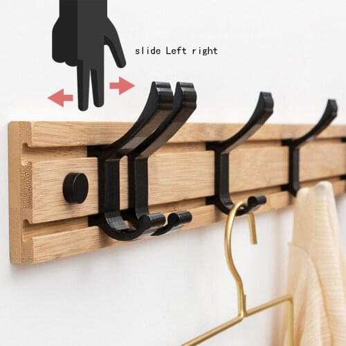 Wood Wall Hooks coat rack crochet Clothes Hook Hanger Adhesive Hook corner shelf floating shelf Bedroom shelves
