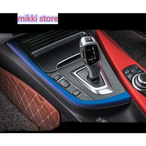For BMW 3 4 Series 3GT F30 F31 F32 F34 F36 316li 320li Car Accessories Control Gear Shift panel decorative strip cover trim