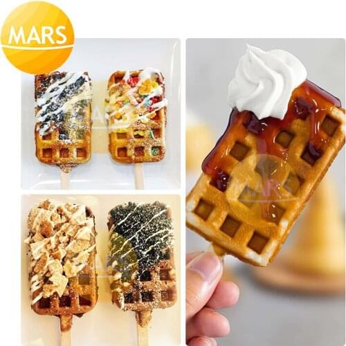 Electric Waffle Pan Maker Breakfast Waffle Machine Kitchen Baking Eggette Machine Mini Waffle Pot, Dessert Cooking Pan Plates
