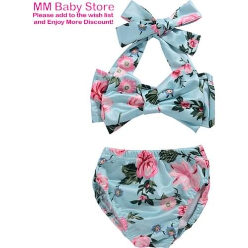 0-5 Years Baby Girl Shell Printed Ruffled Bikini Sets Swimsuit Swimwear Infant Toddler Kids Summer Beach Two Pieces Bathing Suit