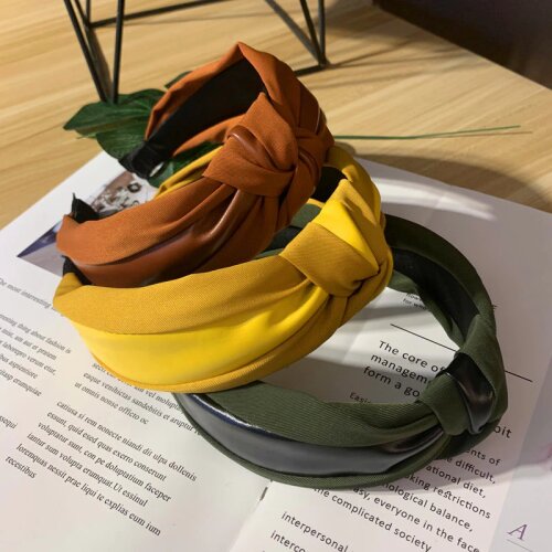 Pu Leather Hair Band Adult Press Hair Wash Hairpin Wide Brim Headband Hair Band Headband