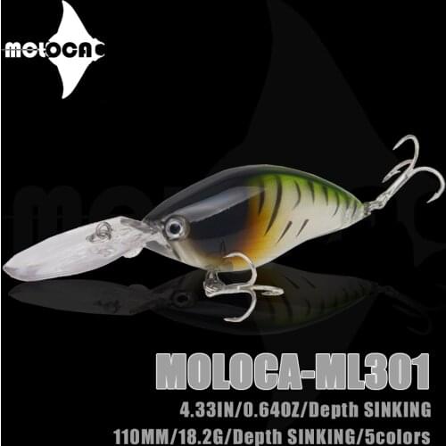 Sinking Crankbait Fishing Lure Rock Full Water Baits Weights18.2g Crank Minnow Saltwater Lures Crappie Isca Artificial Fake Fish