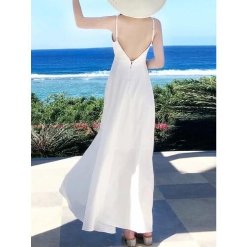 Sexy Straps Backless Bodycon Bandage Dress Summer Deep V Elegant Club Party Beach Boho Fashion Holiday