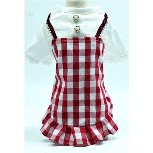 Pet Dog Summer Clothes Cat Puppy Dress Skirt Yorkies Yorkshire Terrier Pomeranian maltese Bichon Poodle Schnauzer Clothing 2021