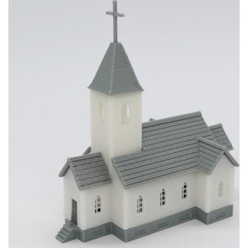 Outland Models Country Church 1:160 N Scale Railroad Scenery