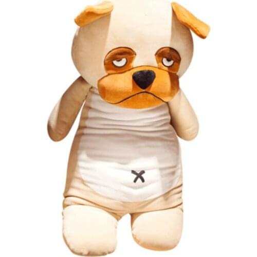 Pop soft cartoon husky plush toy stuffed anime Shiba Inu Bulldog Pugs Dachshund doll animals pillow gift for kids 31inch 80cm