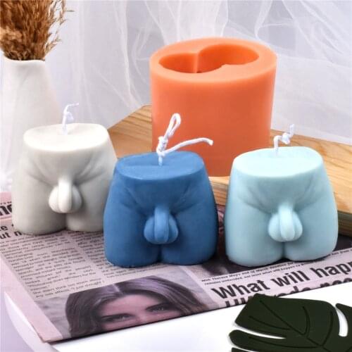 New Mini Silicone Candle Mold Human Body Torso 3D Stereo Aromatherapy Resin DIY Hanmade Creative Decorating Plaster Crystal