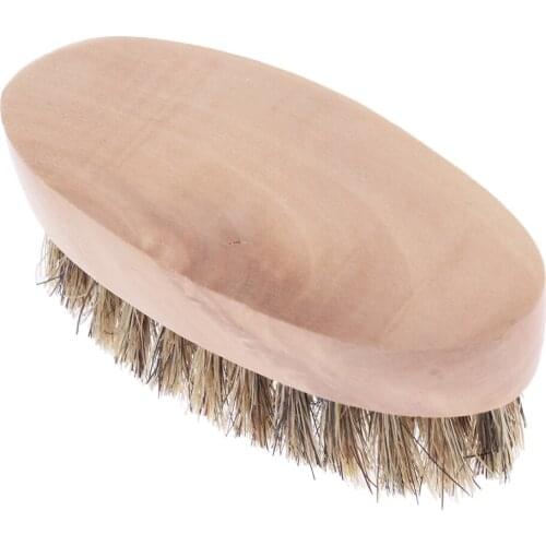 Barber Tool Men Shaving Brush Wooden Bristle Hair Shave Wood Handle Great for Valentines Day